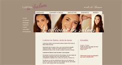 Desktop Screenshot of ludivinelessalons-danses.com